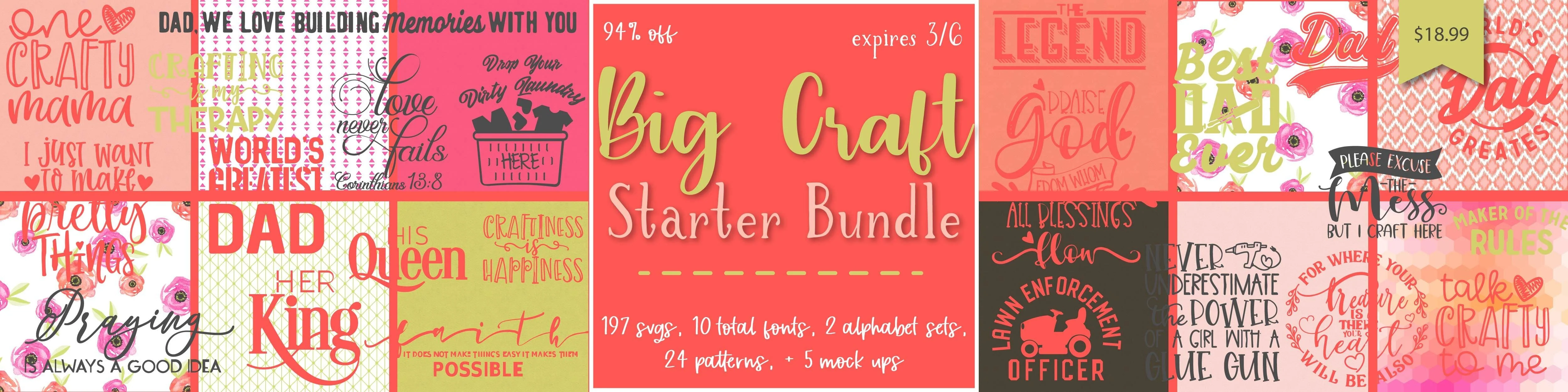 1 Day Only Throwback: Big Craft Starter Bundle - Image 2