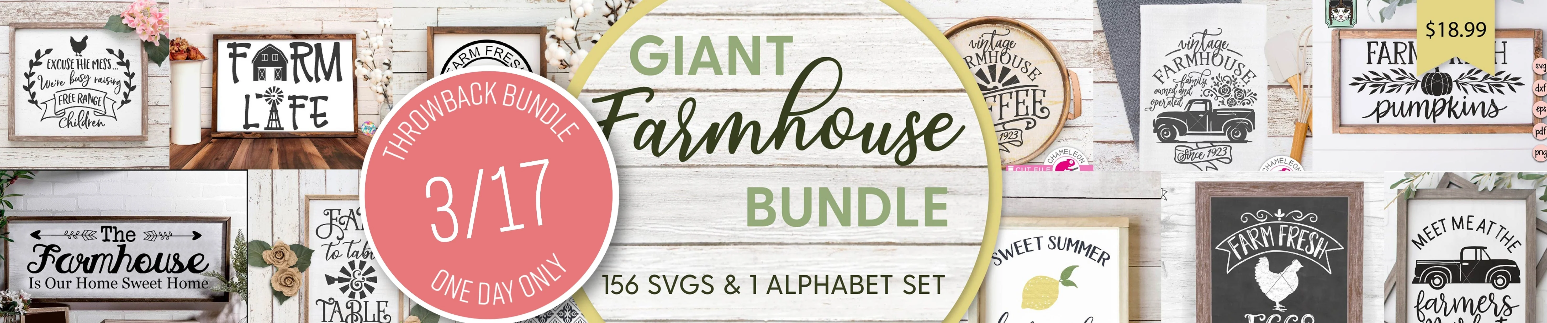 1 Day Only Throwback: Giant Farmhouse Bundle - Image 2