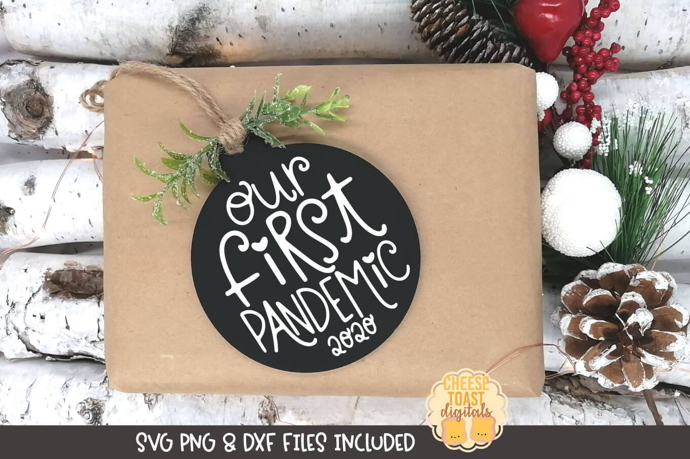 2020 Christmas Ornament Bundle | Christmas SVG for Wood Rounds - Image 6