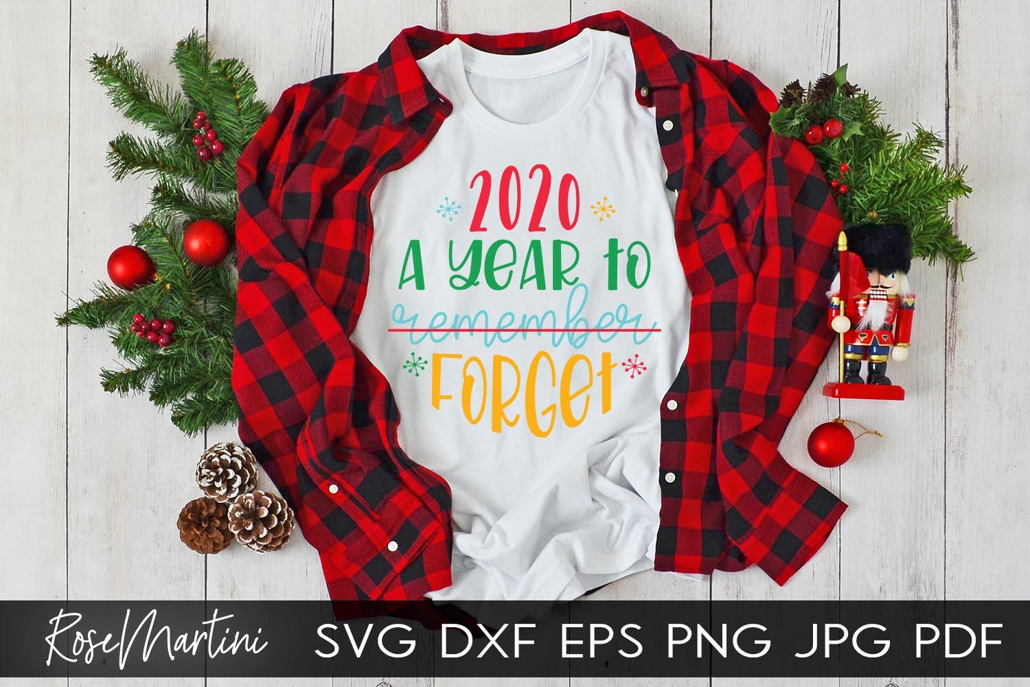 2020 Christmas Ornaments 2020 A Year To Forget SVG file for cutting machines Cricut Silhouette SVG PNG Christmas Commemorative - Image 5