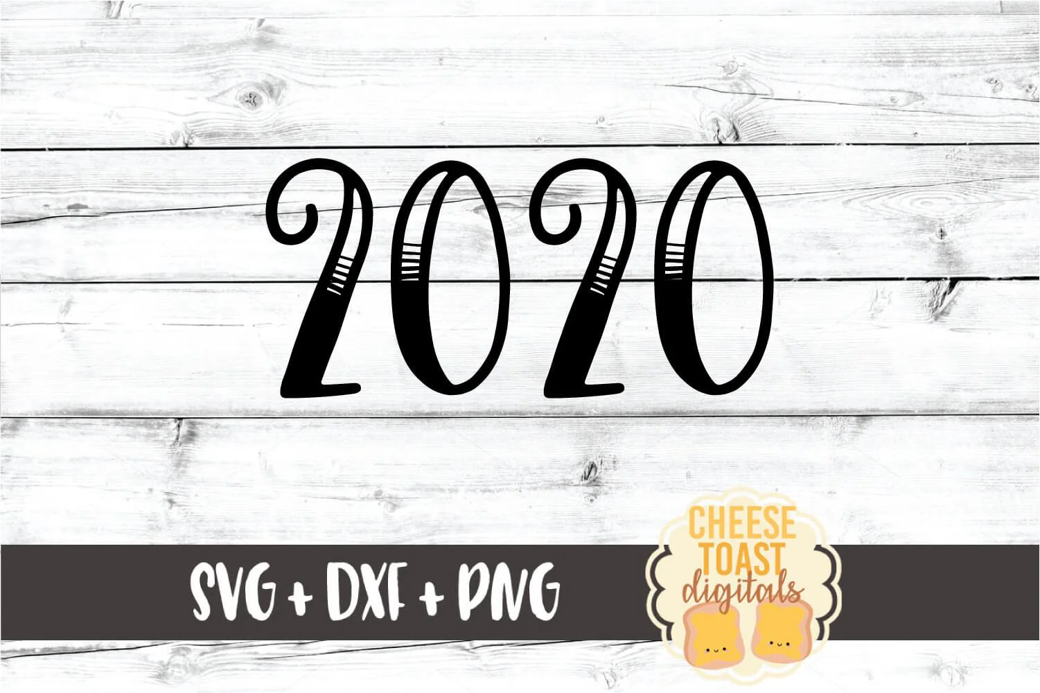 2020 - New Year SVG PNG DXF Cut Files - Image 2