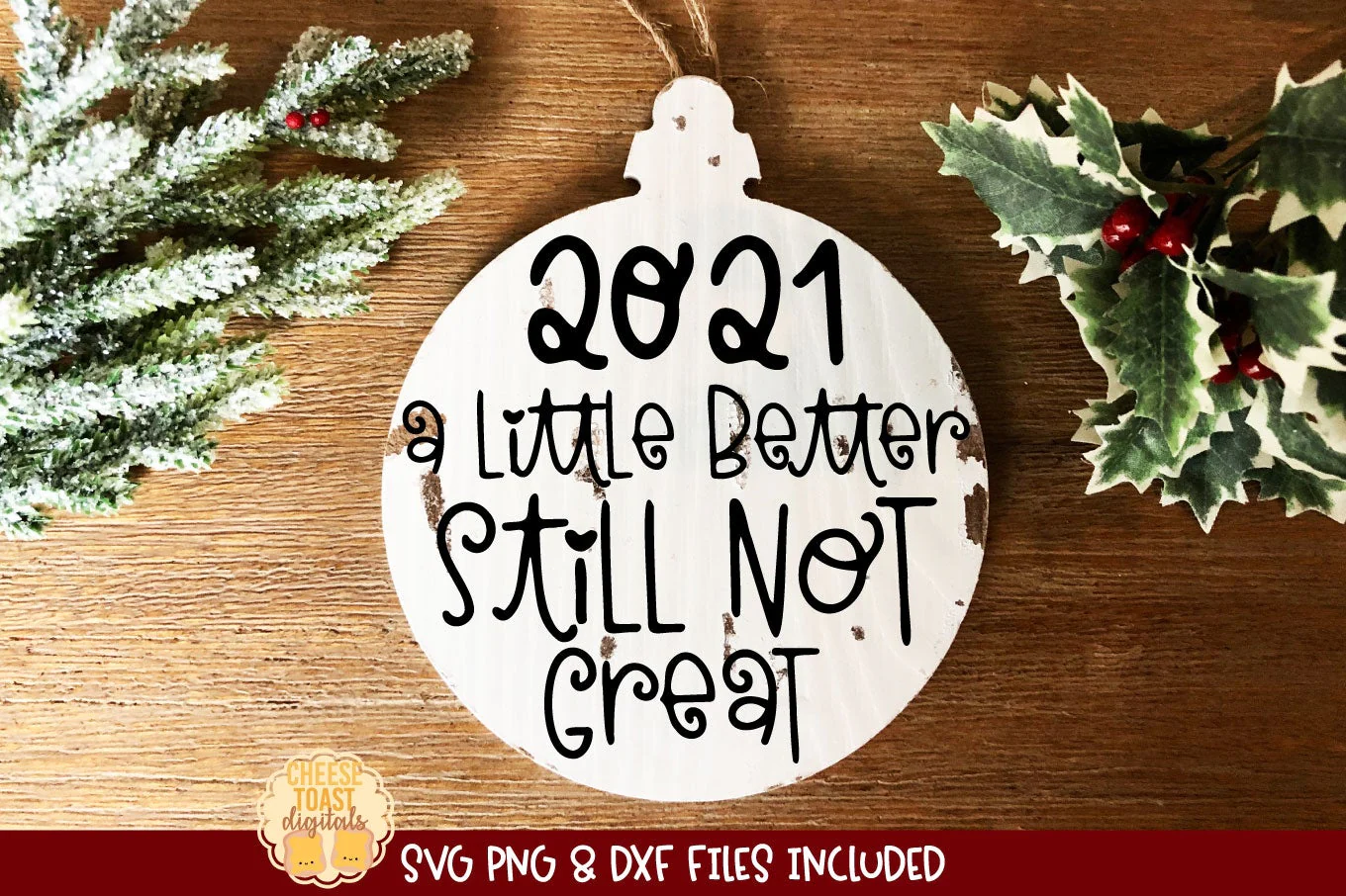 2021 Christmas Ornament Bundle | Christmas SVG for Rounds - Image 11