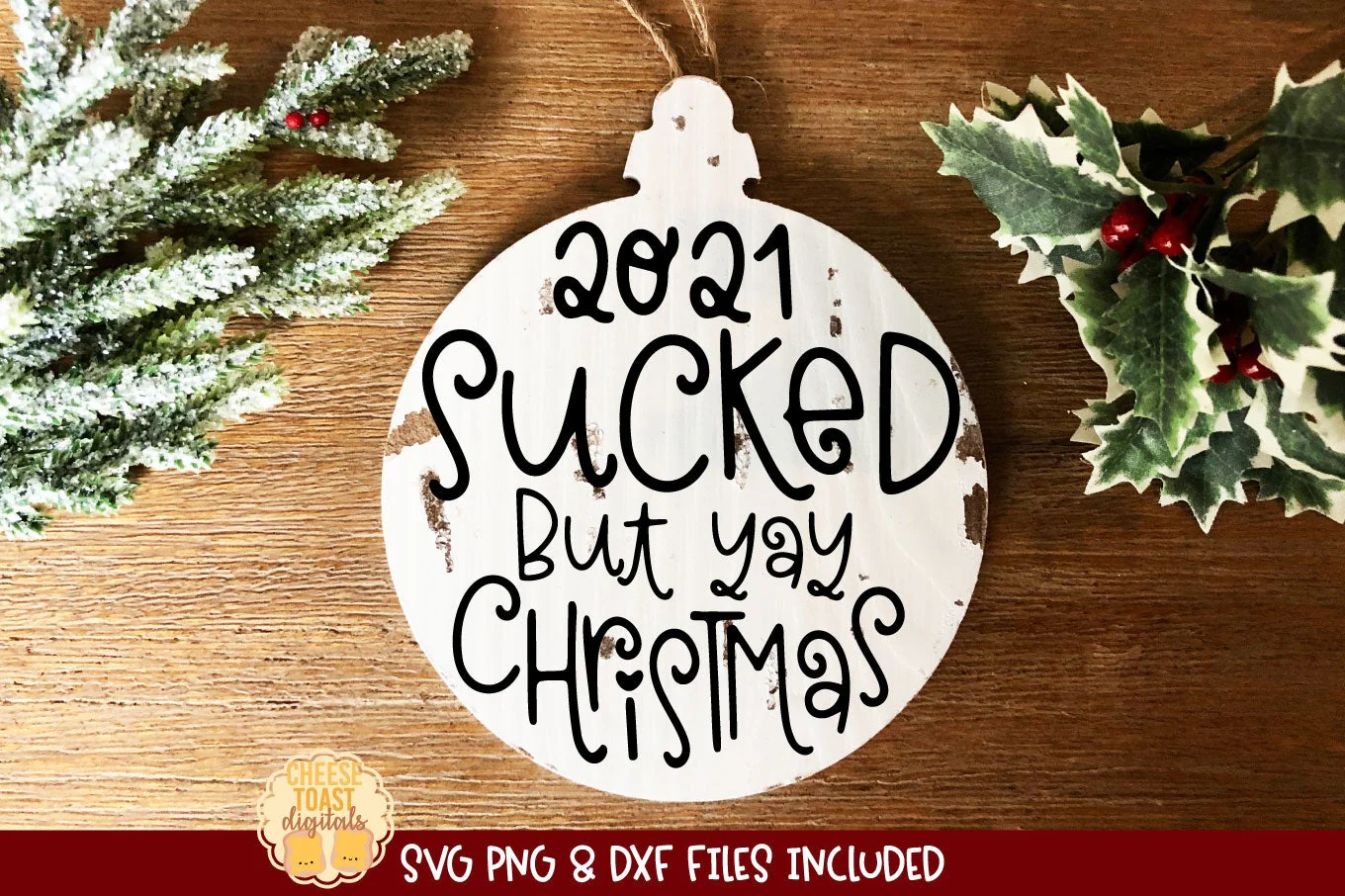 2021 Christmas Ornament Bundle | Christmas SVG for Rounds - Image 2