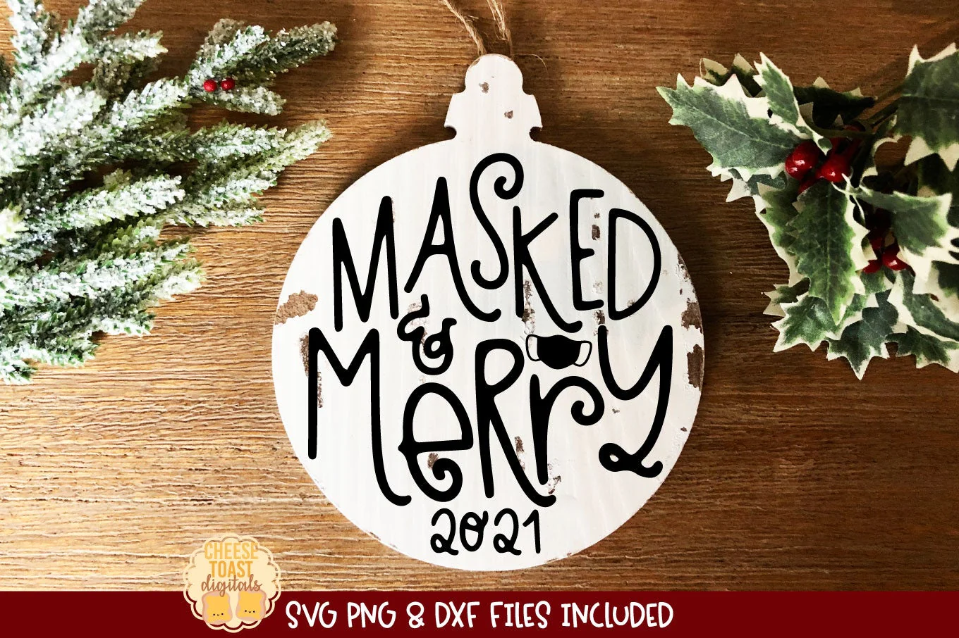 2021 Christmas Ornament Bundle | Christmas SVG for Rounds - Image 5