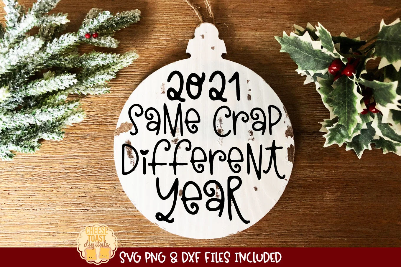 2021 Christmas Ornament Bundle | Christmas SVG for Rounds - Image 8