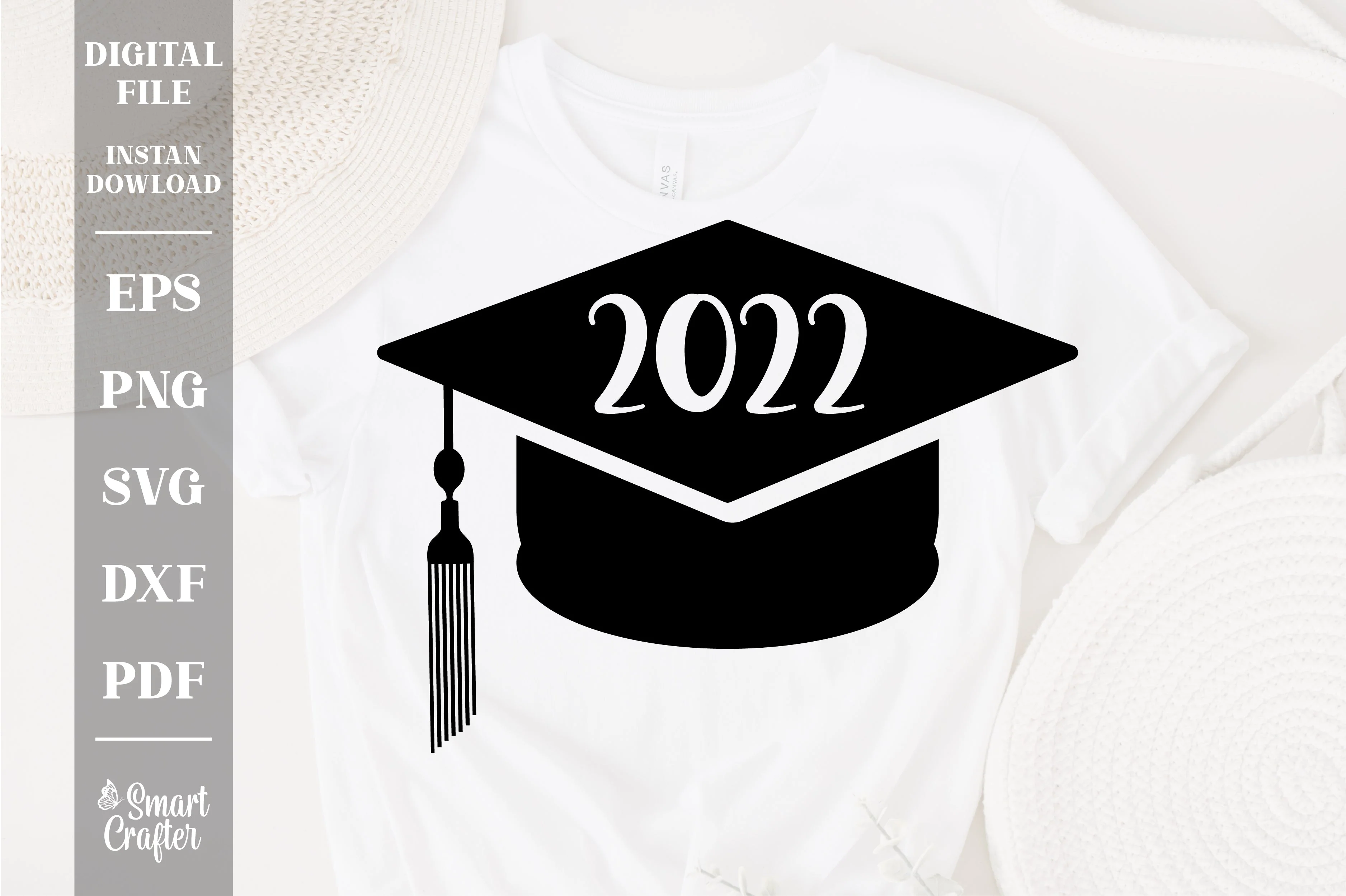2022 Graduation Cap SVG, Class of 2022 SVG, Senior 2022, Digital Download svg