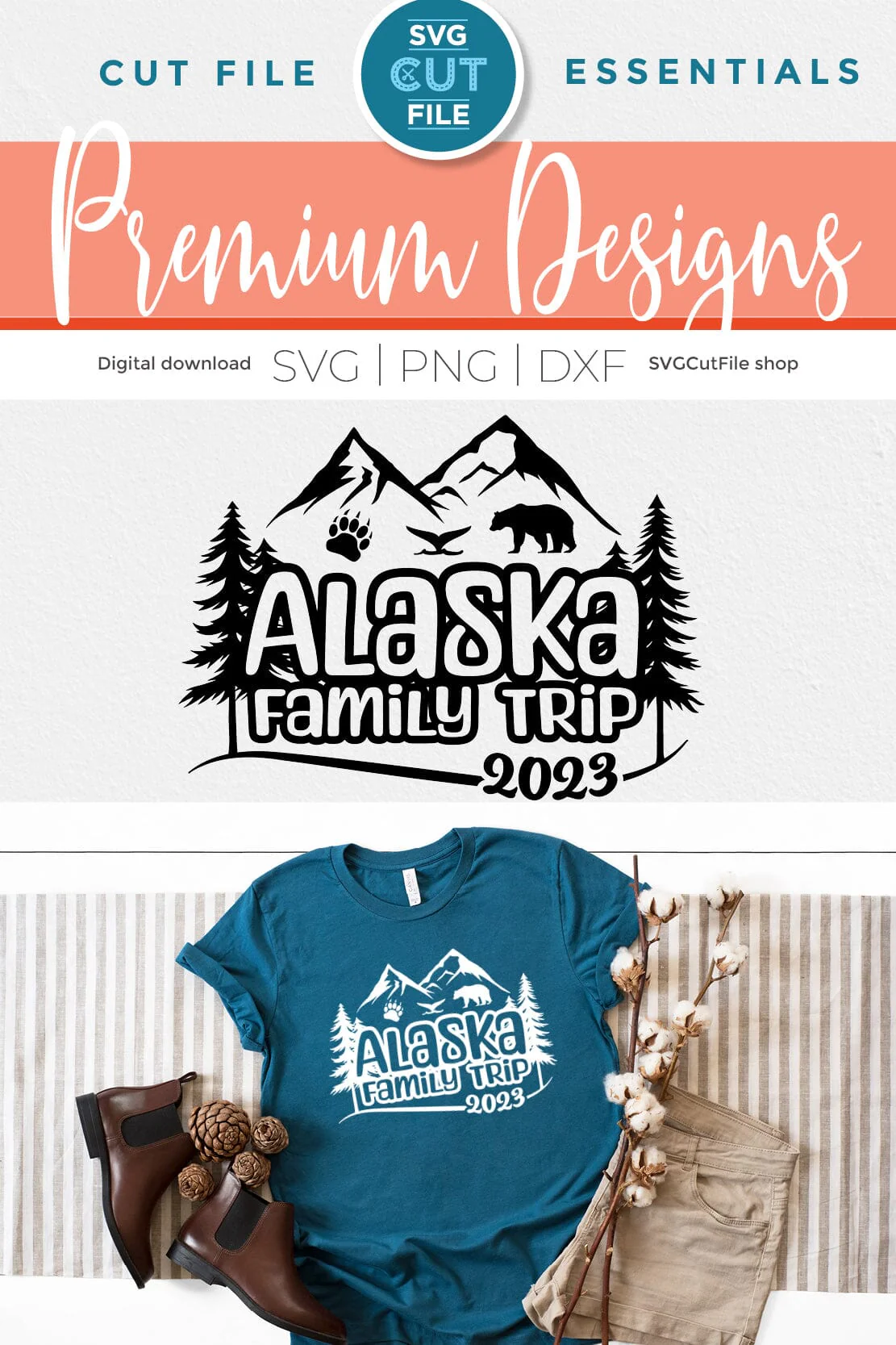 2023 Alaska Family Trip svg - Alaska SVG vacation or Trip Design - Image 6