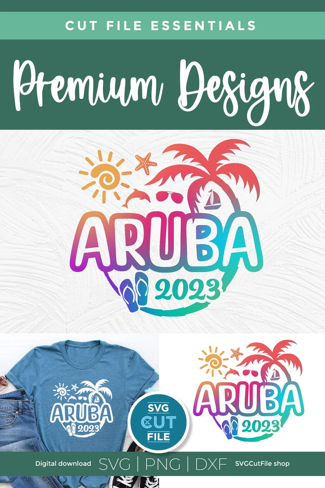 2023 Aruba svg - Aruba Vacation or Trip Design - Image 2