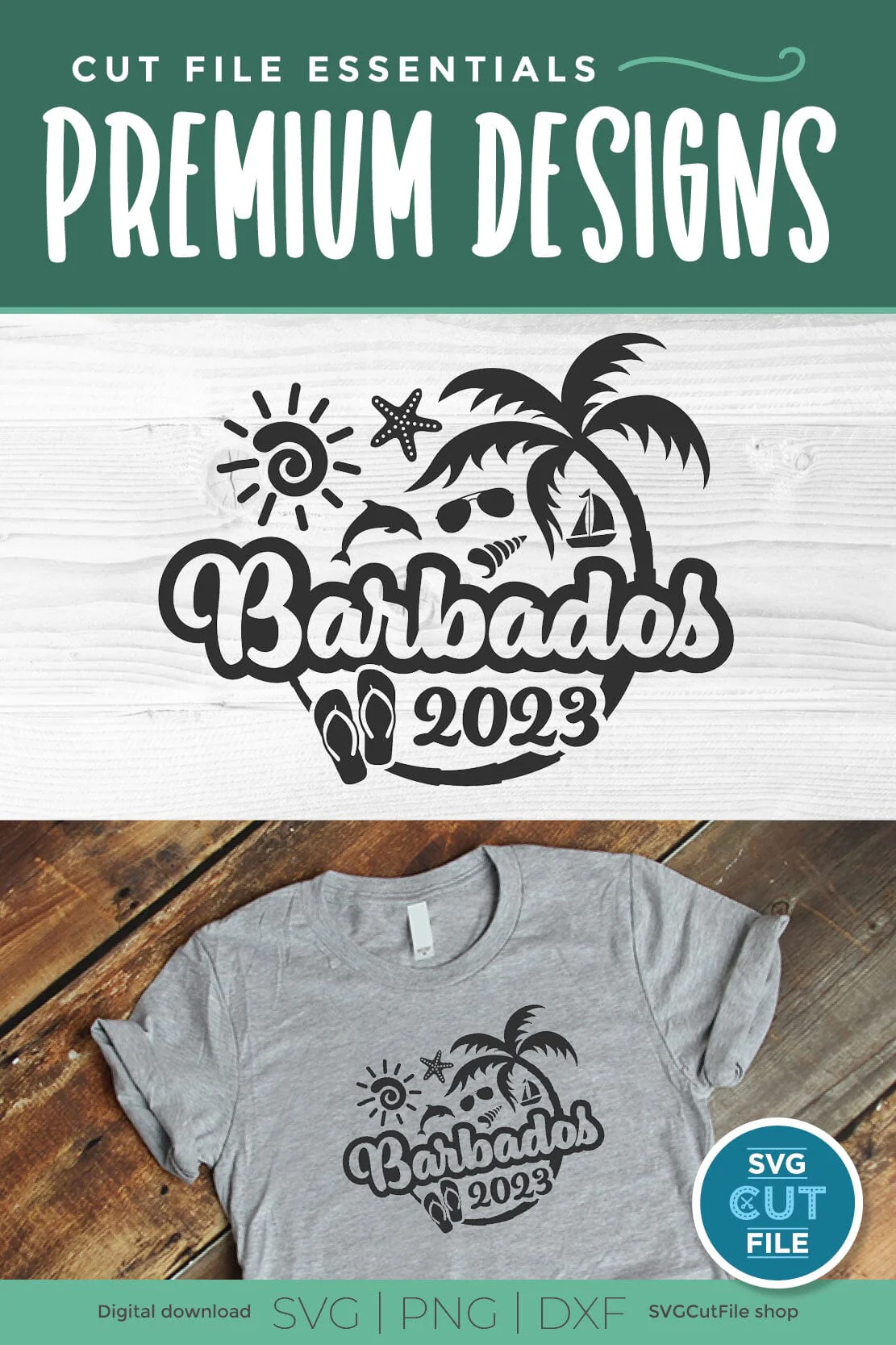 2023 Barbados svg - Barbados Vacation or Trip Design - Image 5