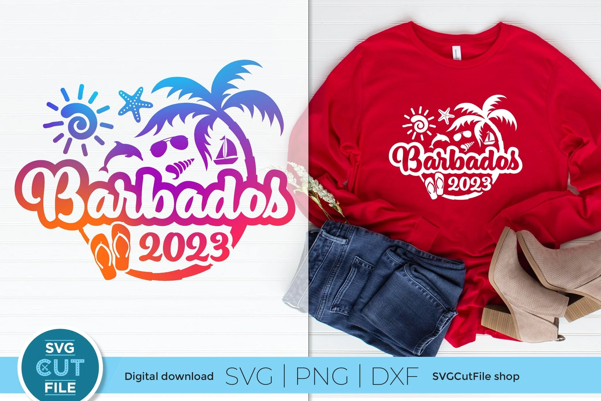 2023 Barbados svg - Barbados Vacation or Trip Design - Image 6