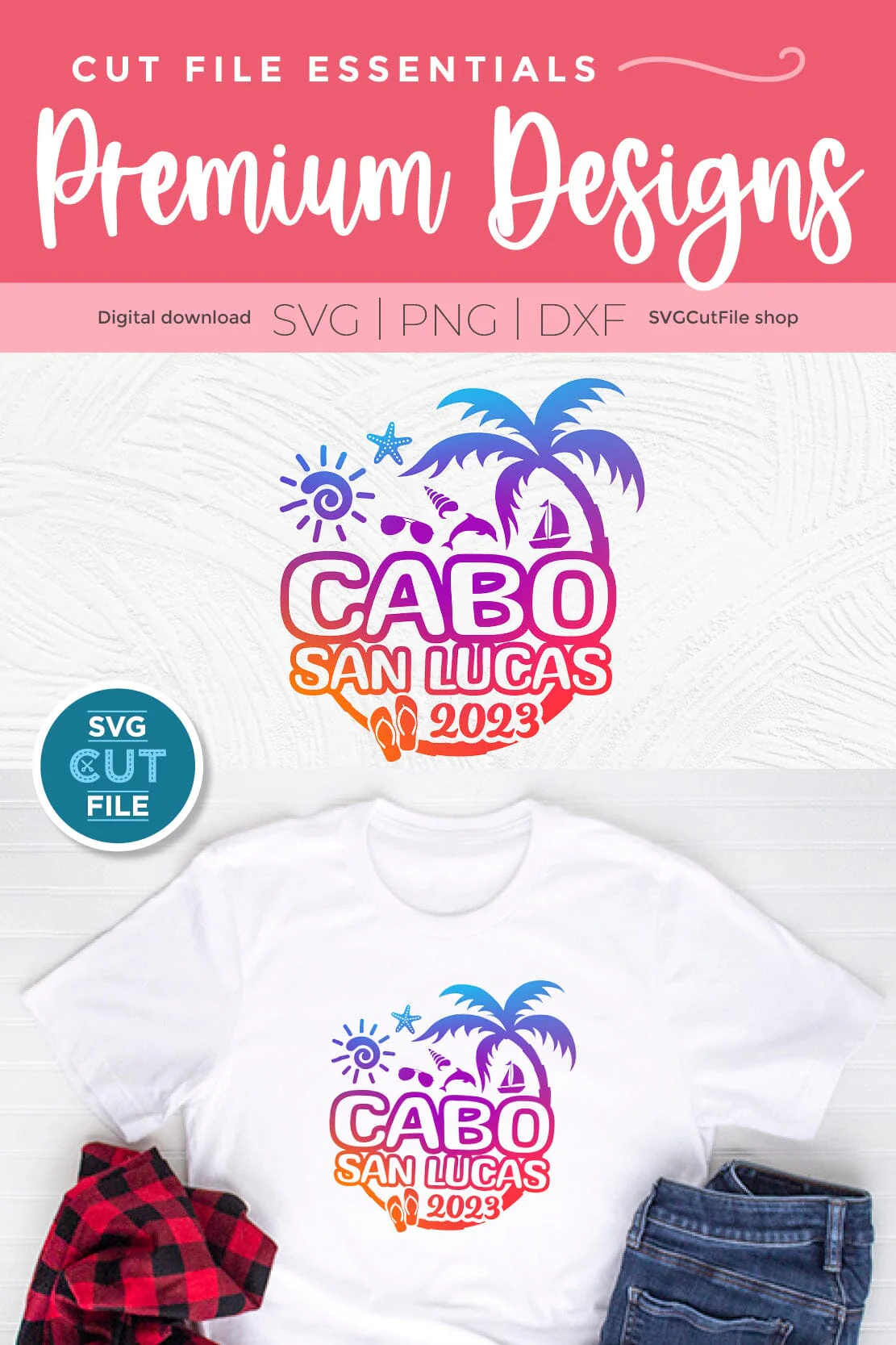2023 Cabo San Lucas SVG - Cabo Mexico Vacation or Trip Design - Image 3