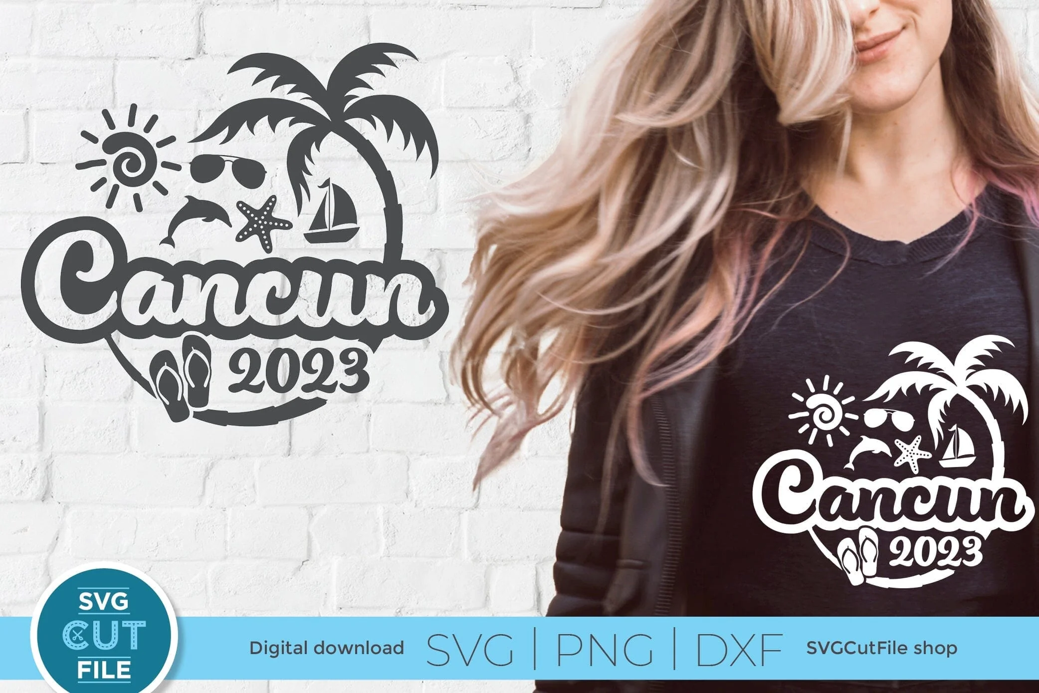 2023 Cancun svg - Cancun Mexico Vacation or Trip Design - Image 7