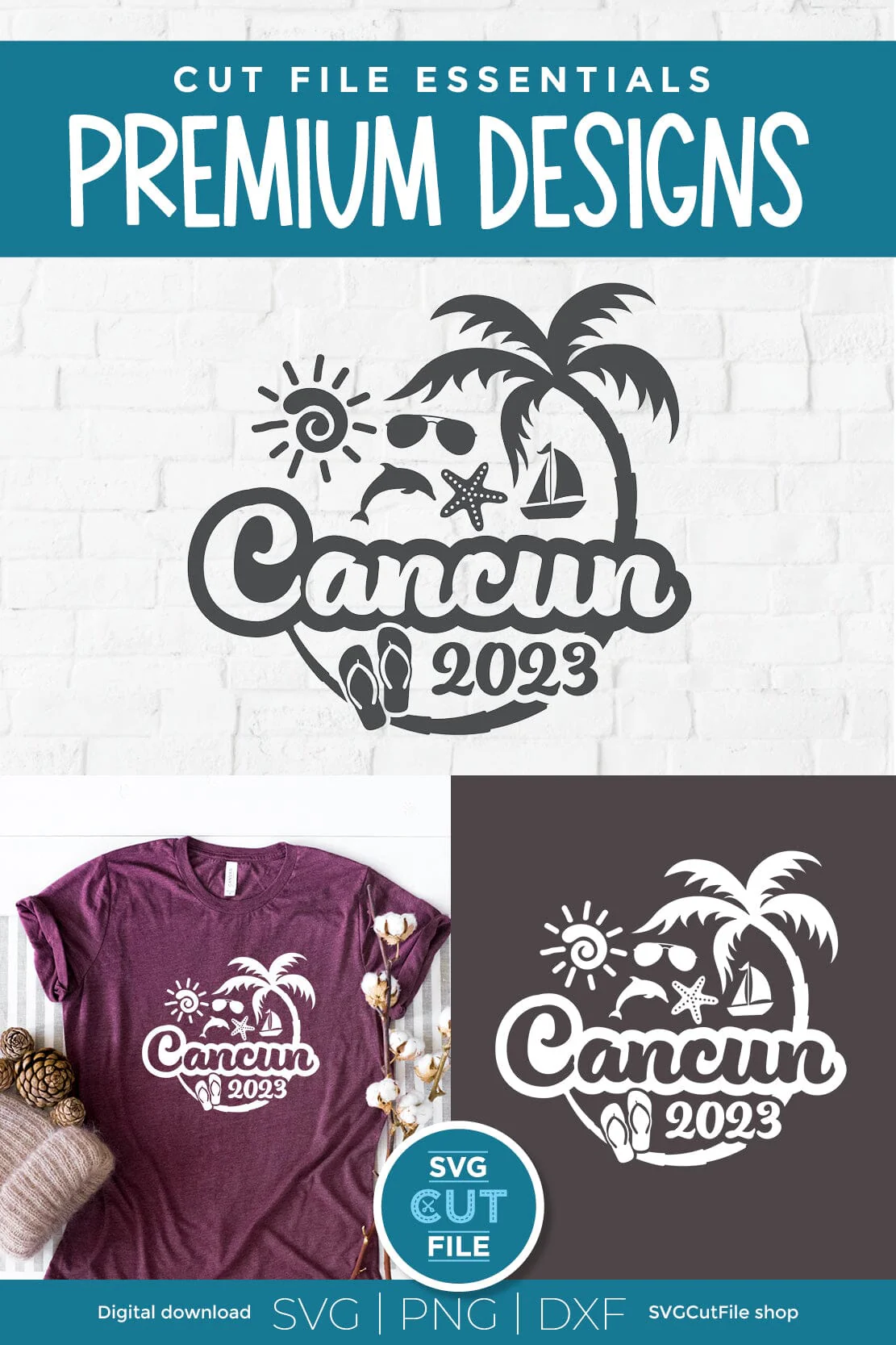 2023 Cancun svg - Cancun Mexico Vacation or Trip Design - Image 4