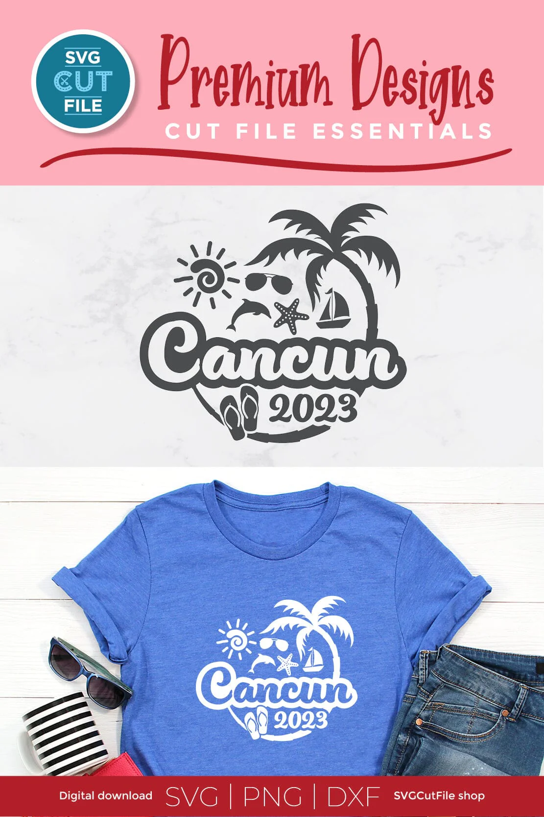 2023 Cancun svg - Cancun Mexico Vacation or Trip Design - Image 7