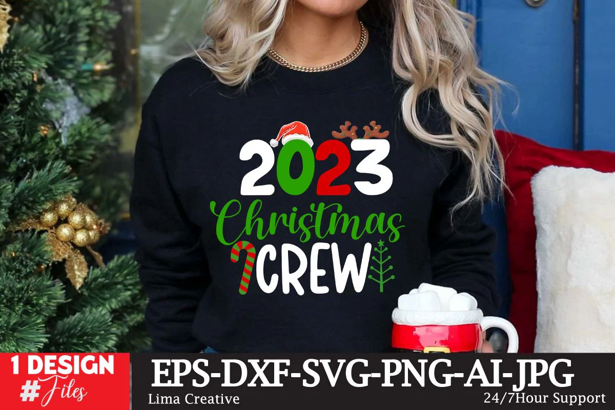2023 Christmas Crew SVG Cut File