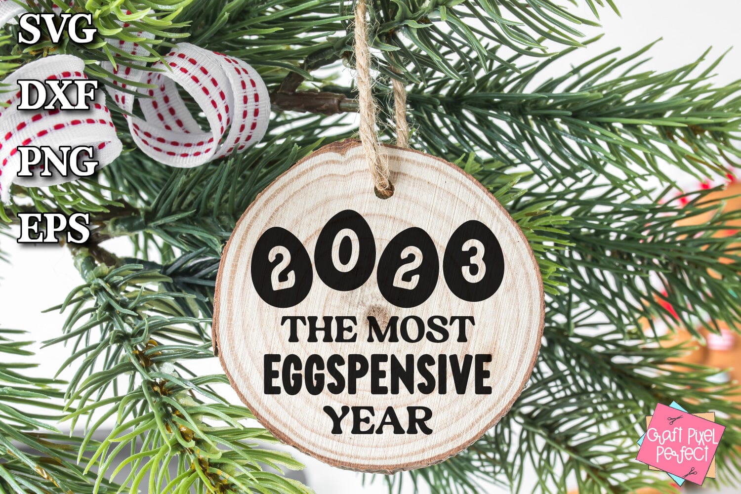 2023 Christmas Ornaments Svg Bundle, Folding Chair Ornament Svg, Egg Prices Svg, Gas Ornament Svg - Image 8