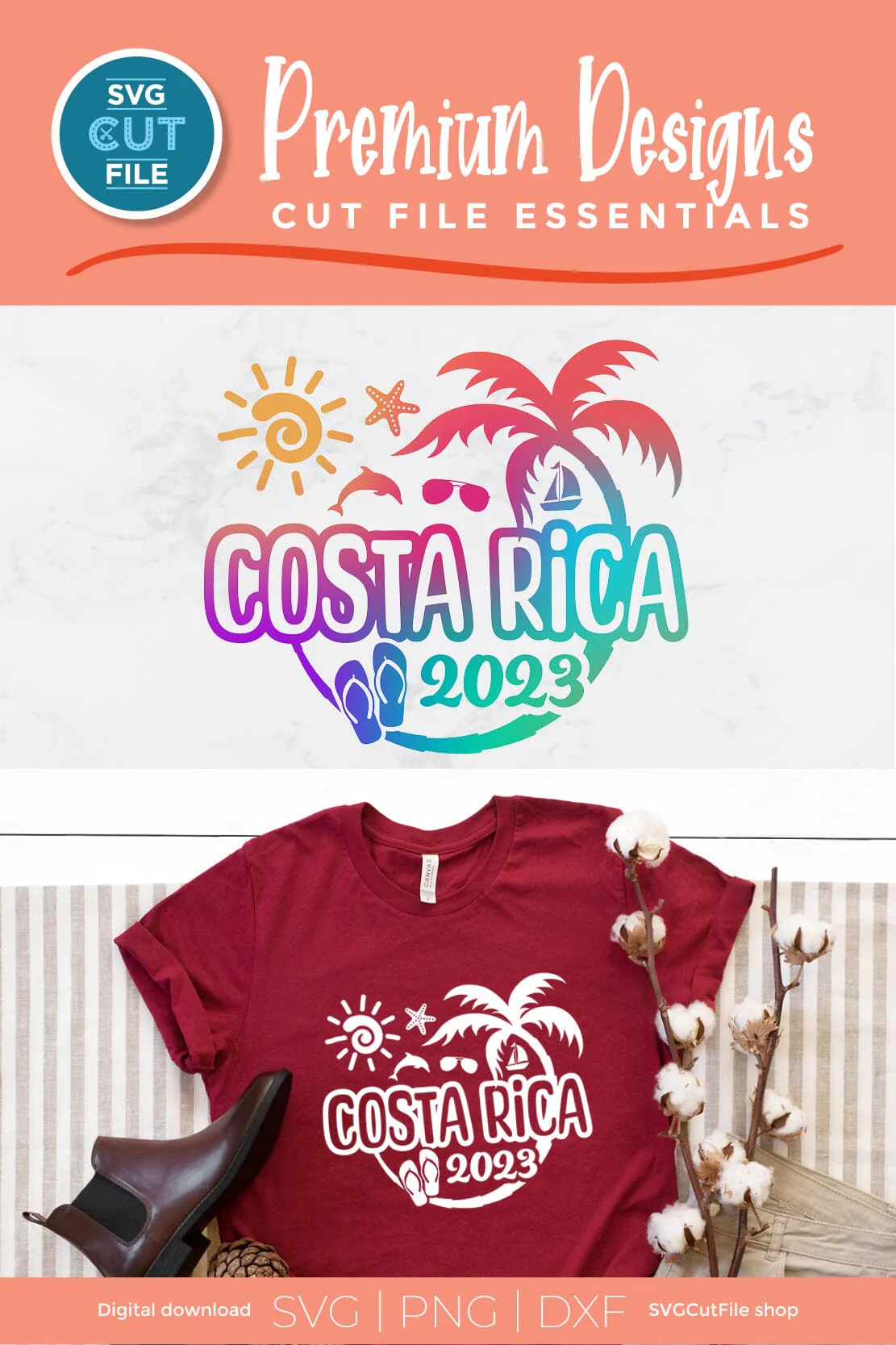 2023 Costa Rica svg - Costa Rica Vacation or Trip Design - Image 2
