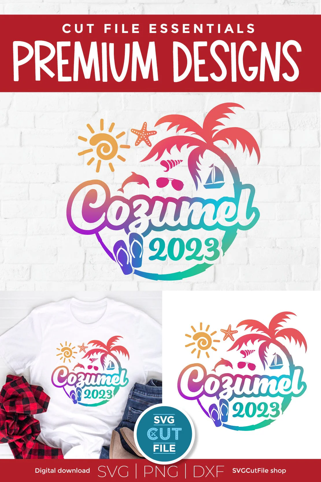 2023 Cozumel svg - Cozumel Mexico Vacation or Trip Design - Image 4