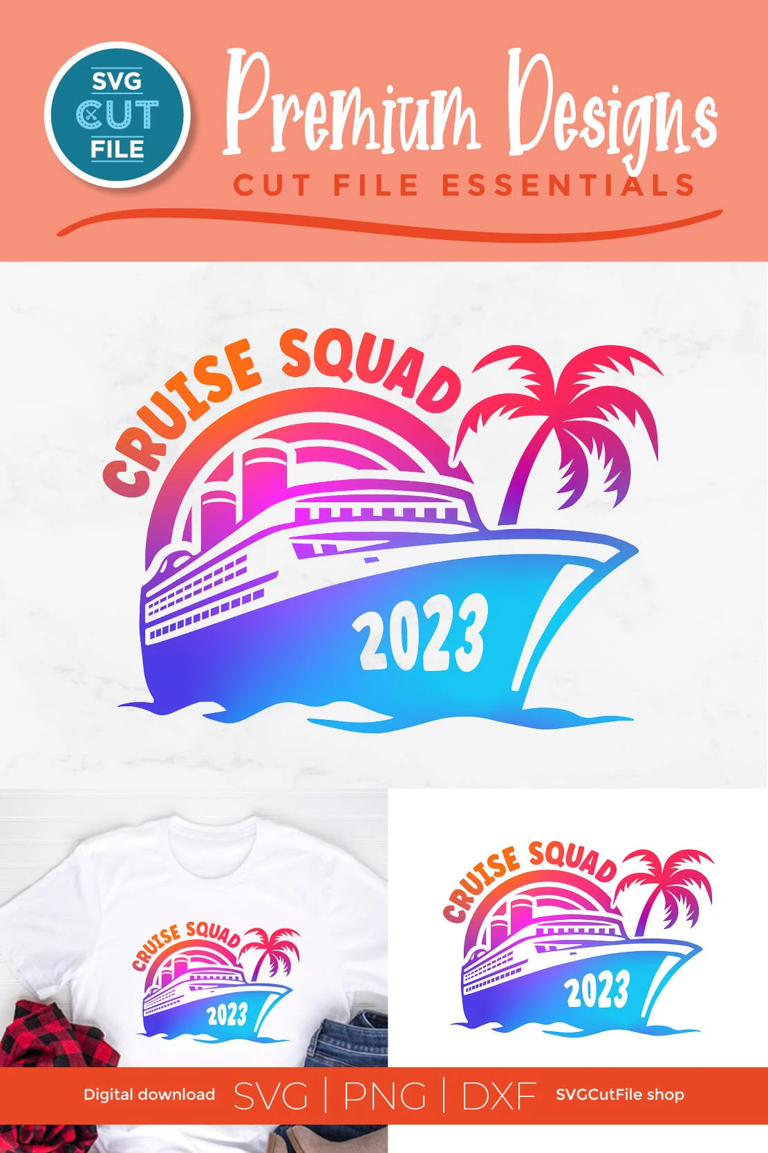 2023 Cruise Squad svg - Cruise SVG vacation or Trip Design - Image 3