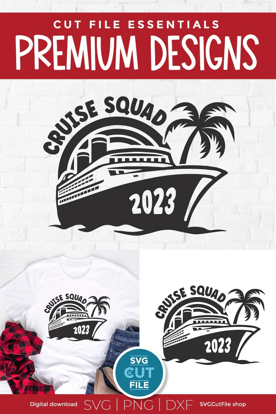 2023 Cruise Squad svg - Cruise SVG vacation or Trip Design - Image 4