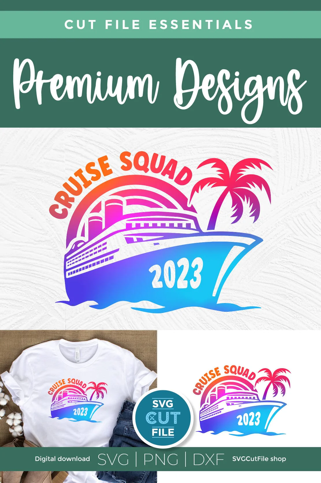 2023 Cruise Squad svg - Cruise SVG vacation or Trip Design - Image 5