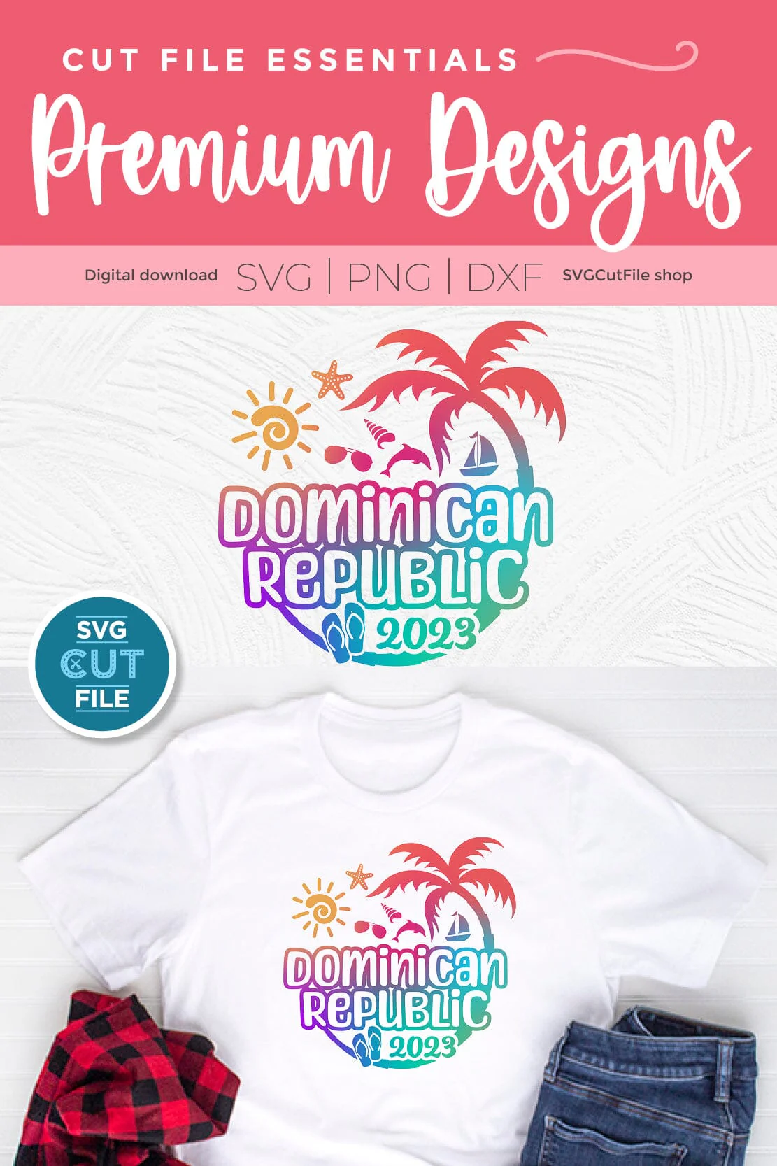 2023 Dominican Republic svg - Dominican Republic Vacation or Trip Design - Image 3