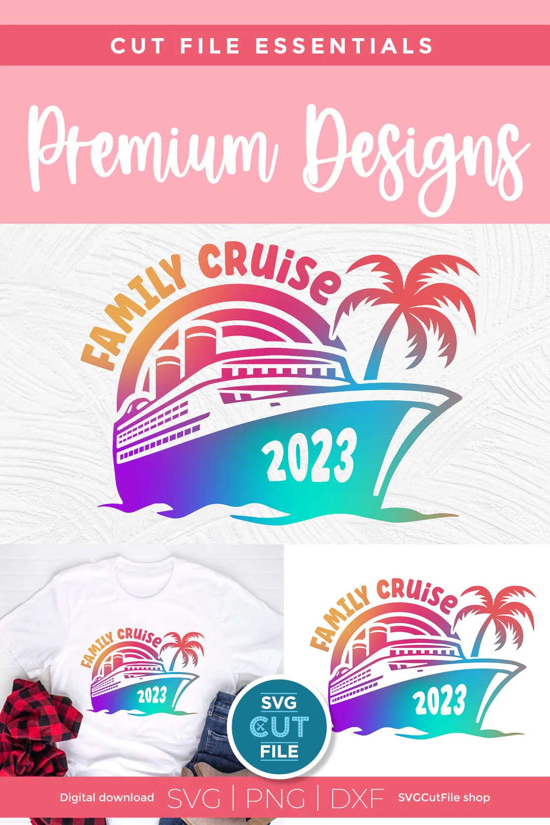 2023 Family Cruise svg - Cruise SVG Vacation or Trip Design - Image 3