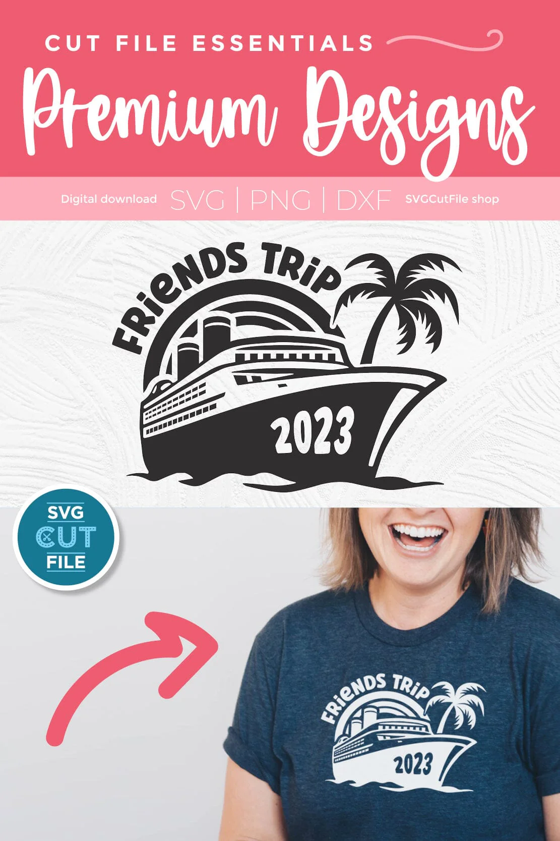 2023 Friends Cruise svg - Cruise SVG vacation or Trip Design - Image 3