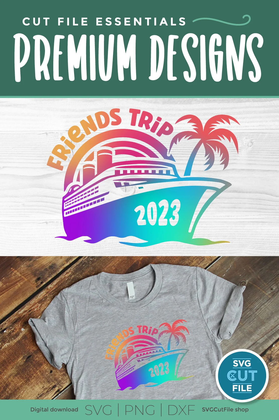 2023 Friends Cruise svg - Cruise SVG vacation or Trip Design - Image 5