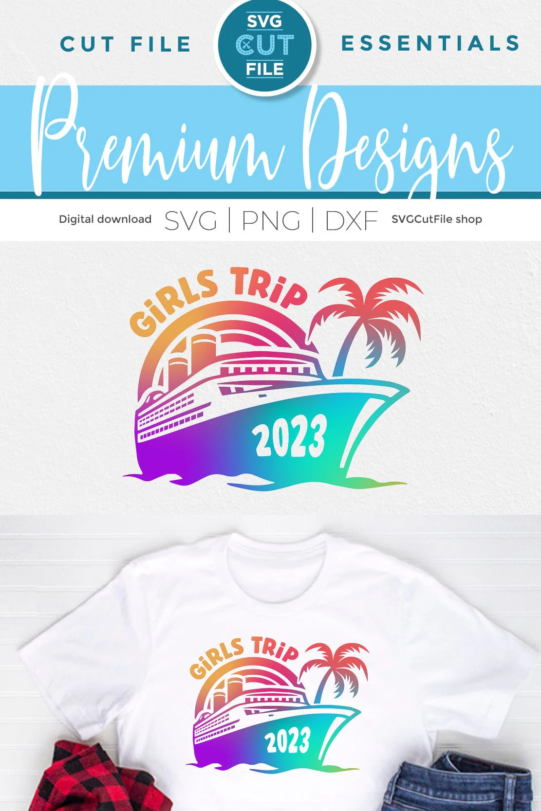 2023 Girls Trip svg - Cruise SVG Vacation or Trip Design - Image 4