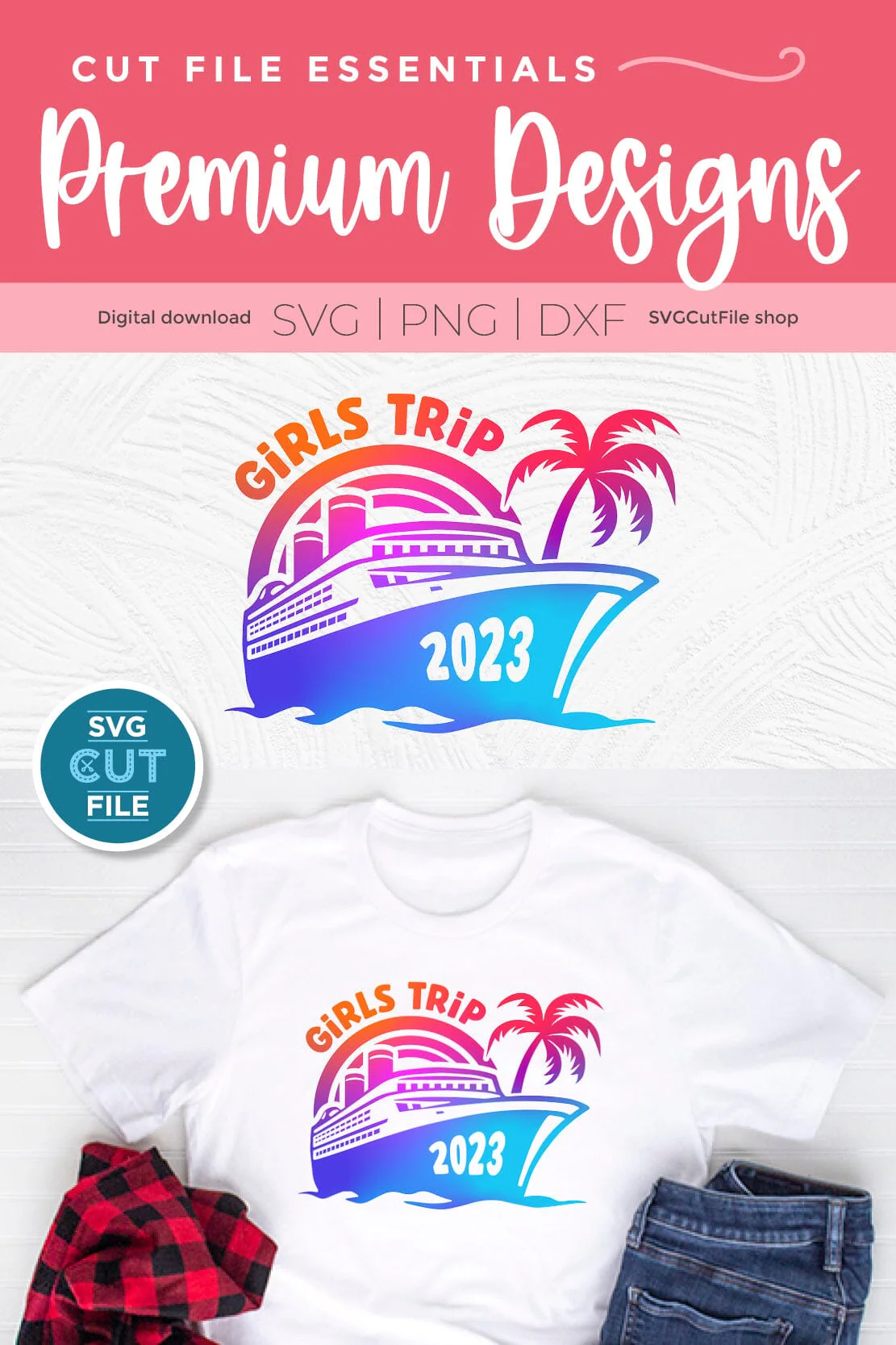 2023 Girls Trip svg - Cruise SVG Vacation or Trip Design - Image 3