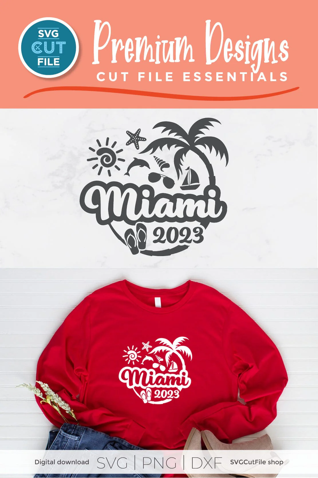 2023 Miami Florida svg - Miami Florida Vacation or Trip Design - Image 6