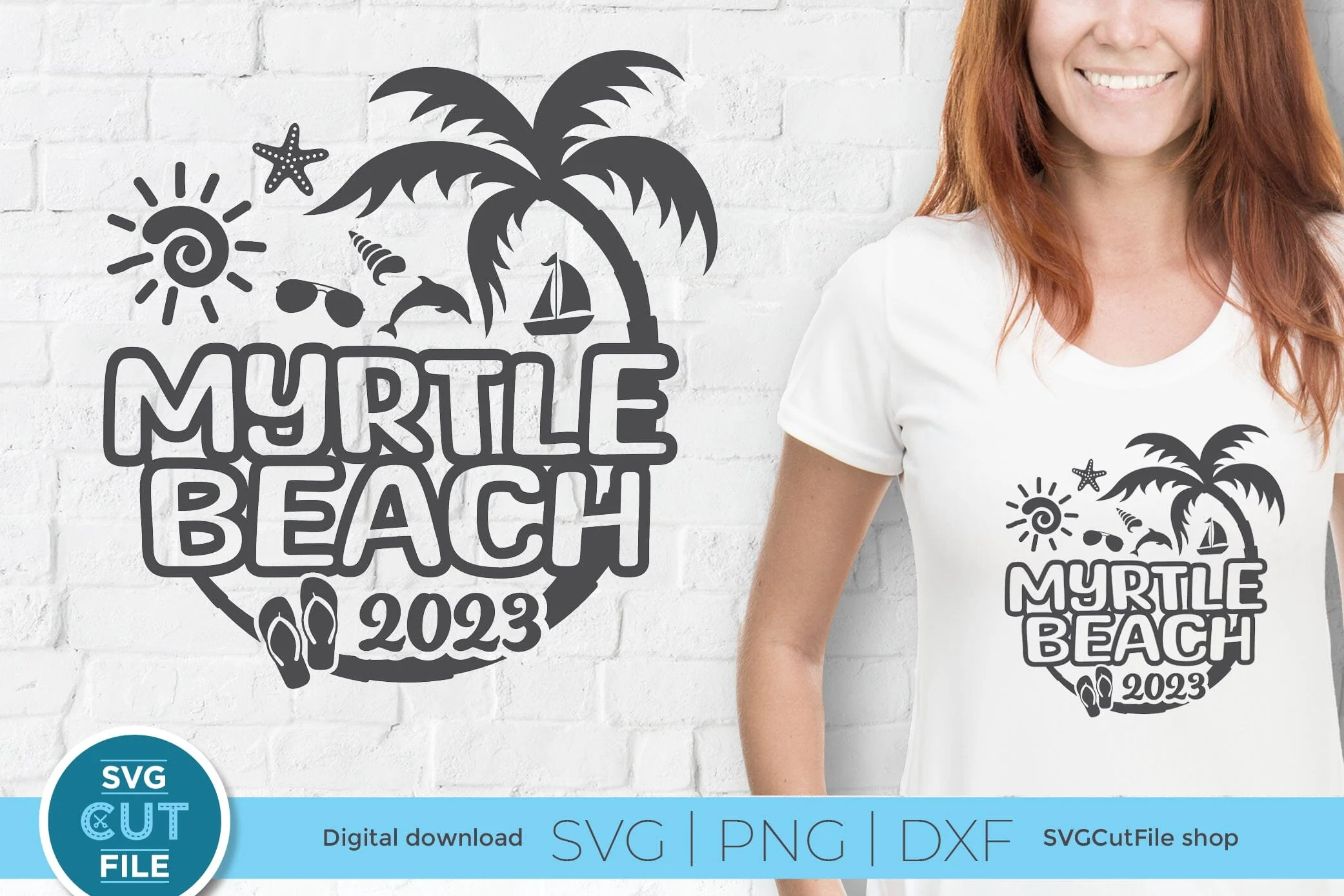 2023 Myrtle Beach SVG, South Carolina svg - Myrtle Beach SC Vacation or Trip Design - Image 6