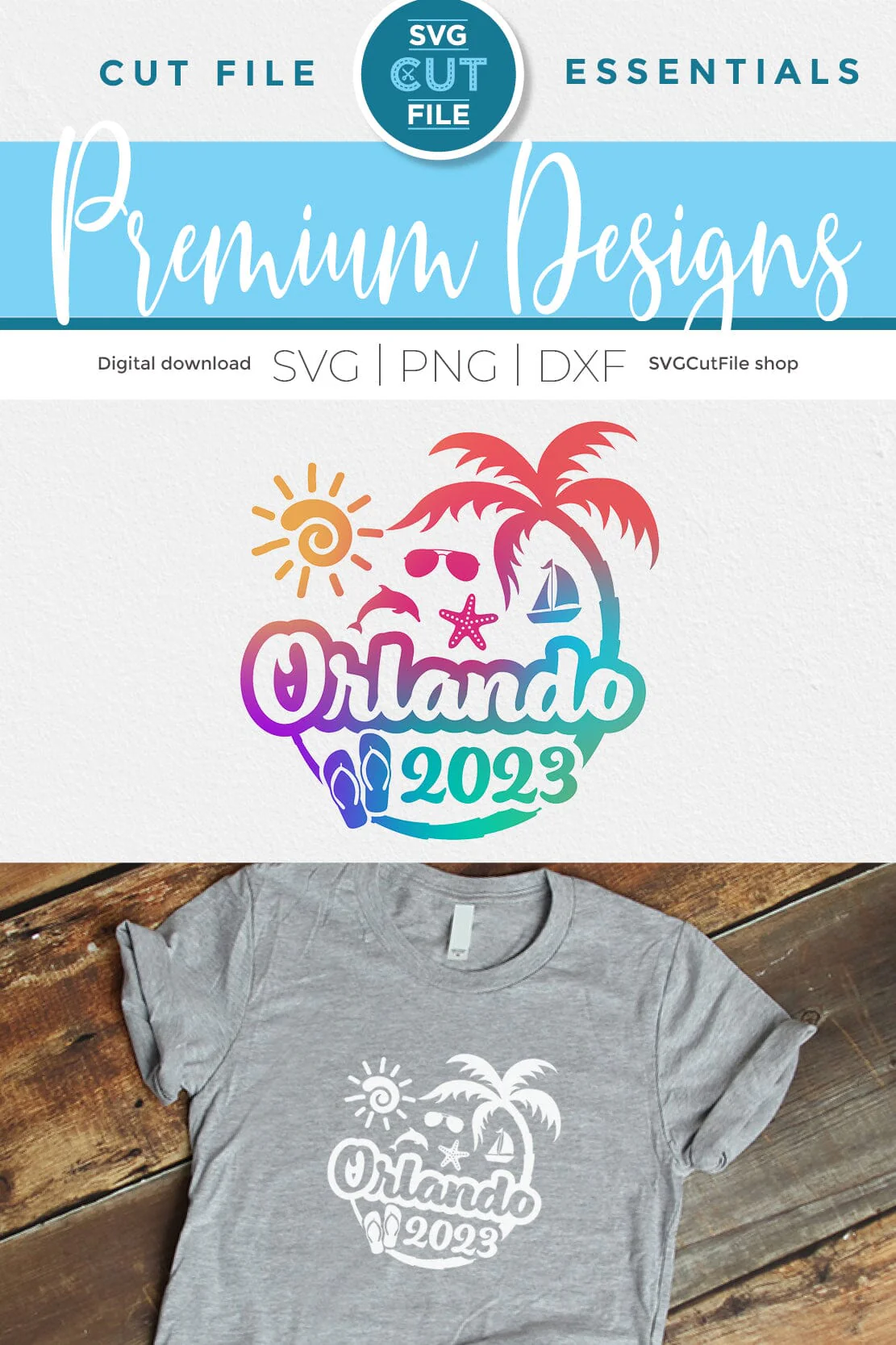 2023 Orlando Florida svg - Orlando FL Vacation or Trip Design - Image 2