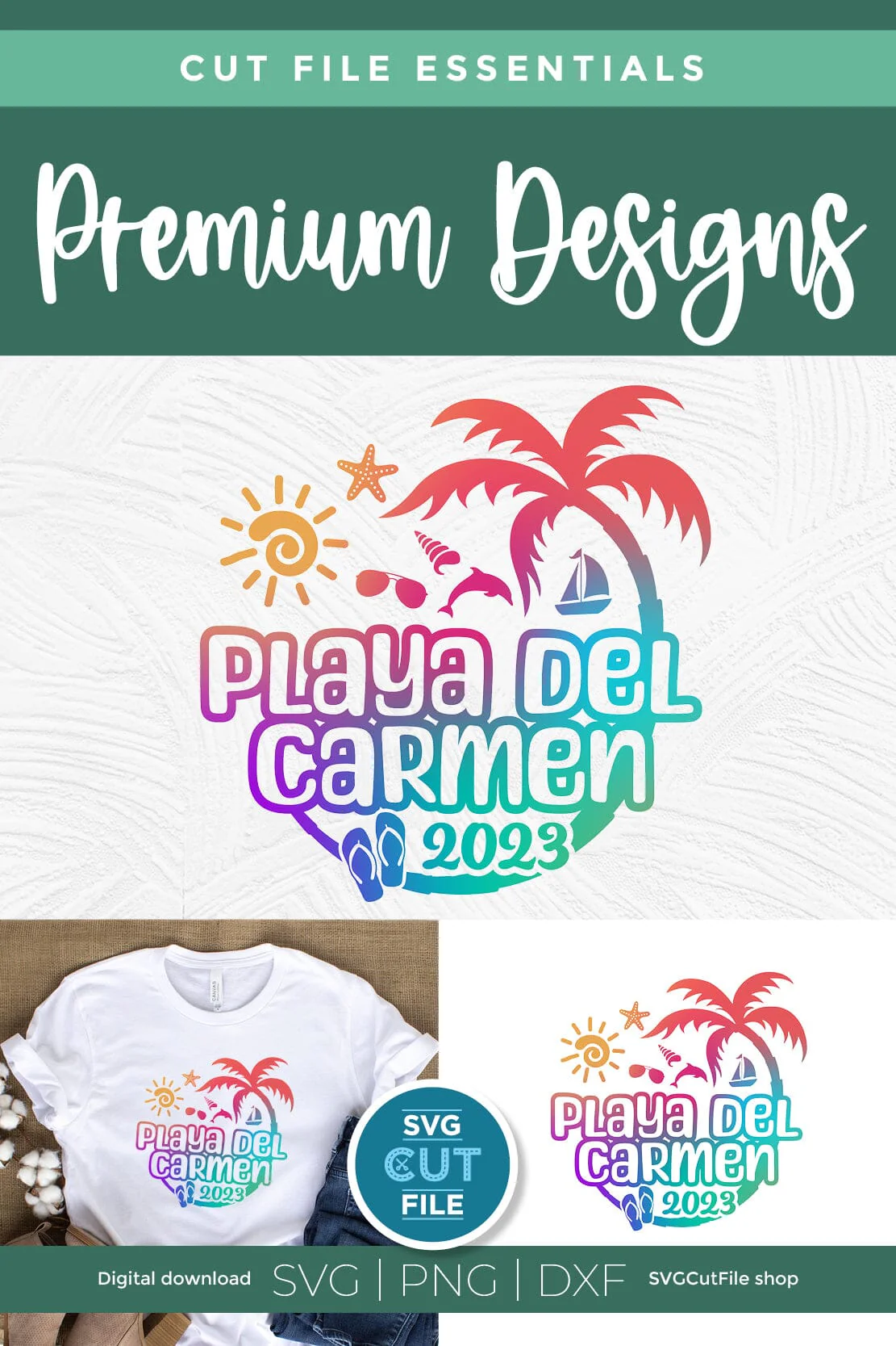 2023 Playa Del Carmen svg - Playa Del Carmen Mexico Vacation or Trip Design - Image 5