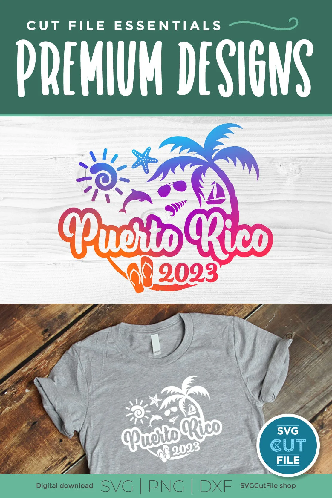 2023 Puerto Rico svg - Puerto Rico Vacation or Trip Design - Image 4
