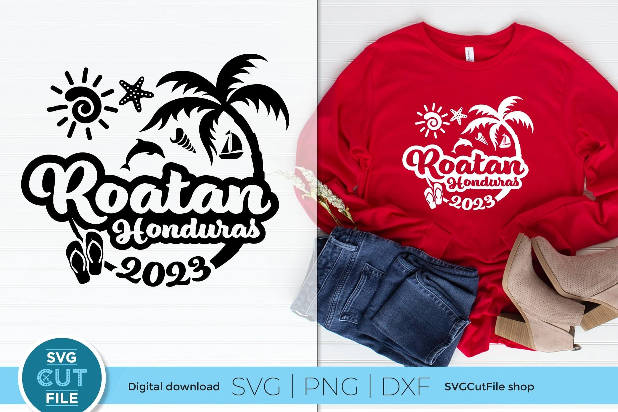 2023 Roatan svg - Roatan Honduras Vacation or Trip Design
