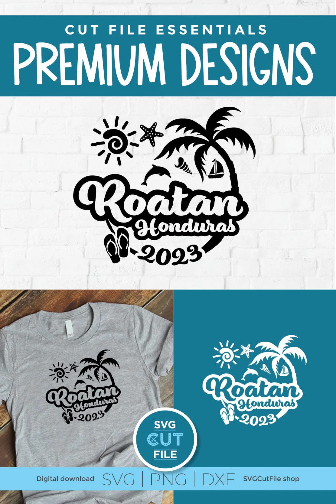 2023 Roatan svg - Roatan Honduras Vacation or Trip Design - Image 2