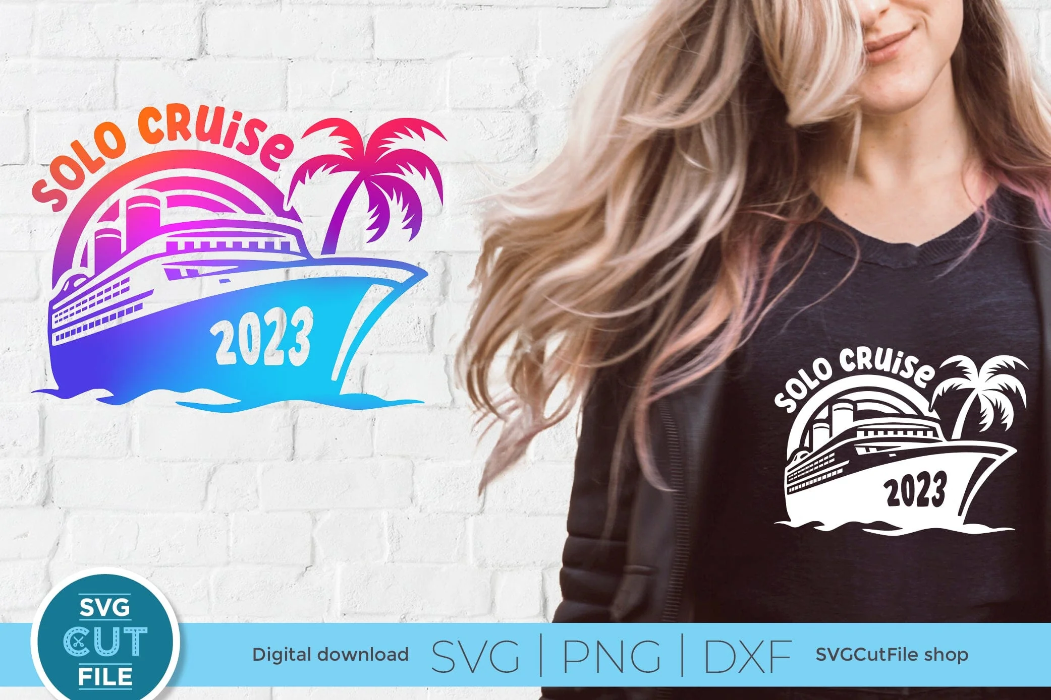 2023 Solo Cruise svg - Cruise SVG vacation or Trip Design - Image 6