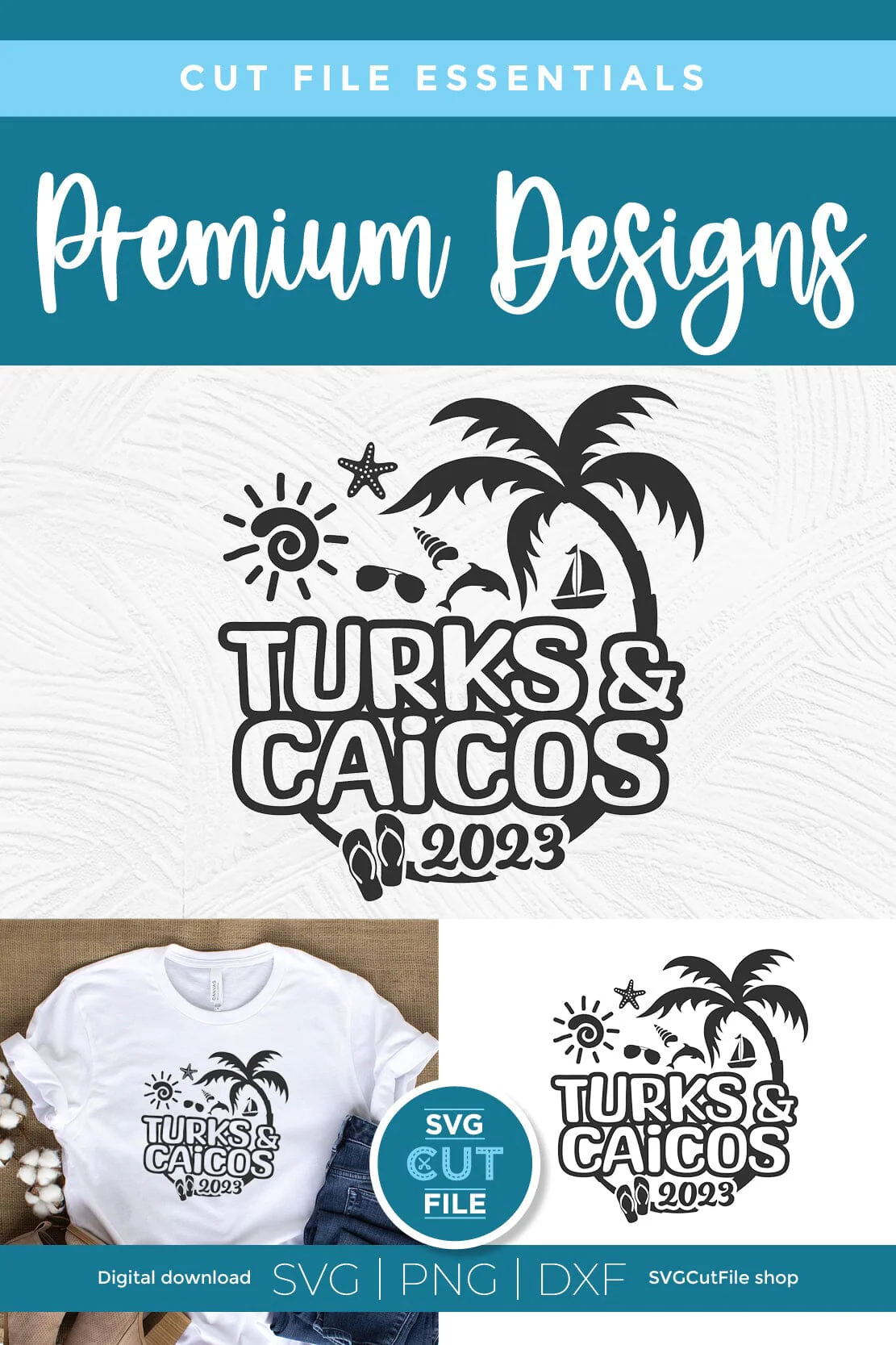 2023 Turks and Caicos svg - Turks and Caicos Vacation or Trip Design - Image 5
