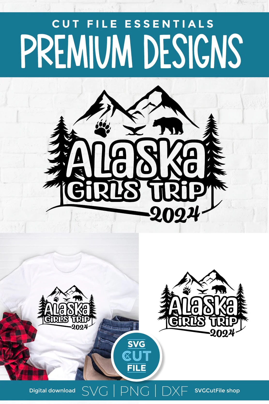 2024 Alaska Girls Trip svg - Alaska SVG vacation or Trip Design - Image 2
