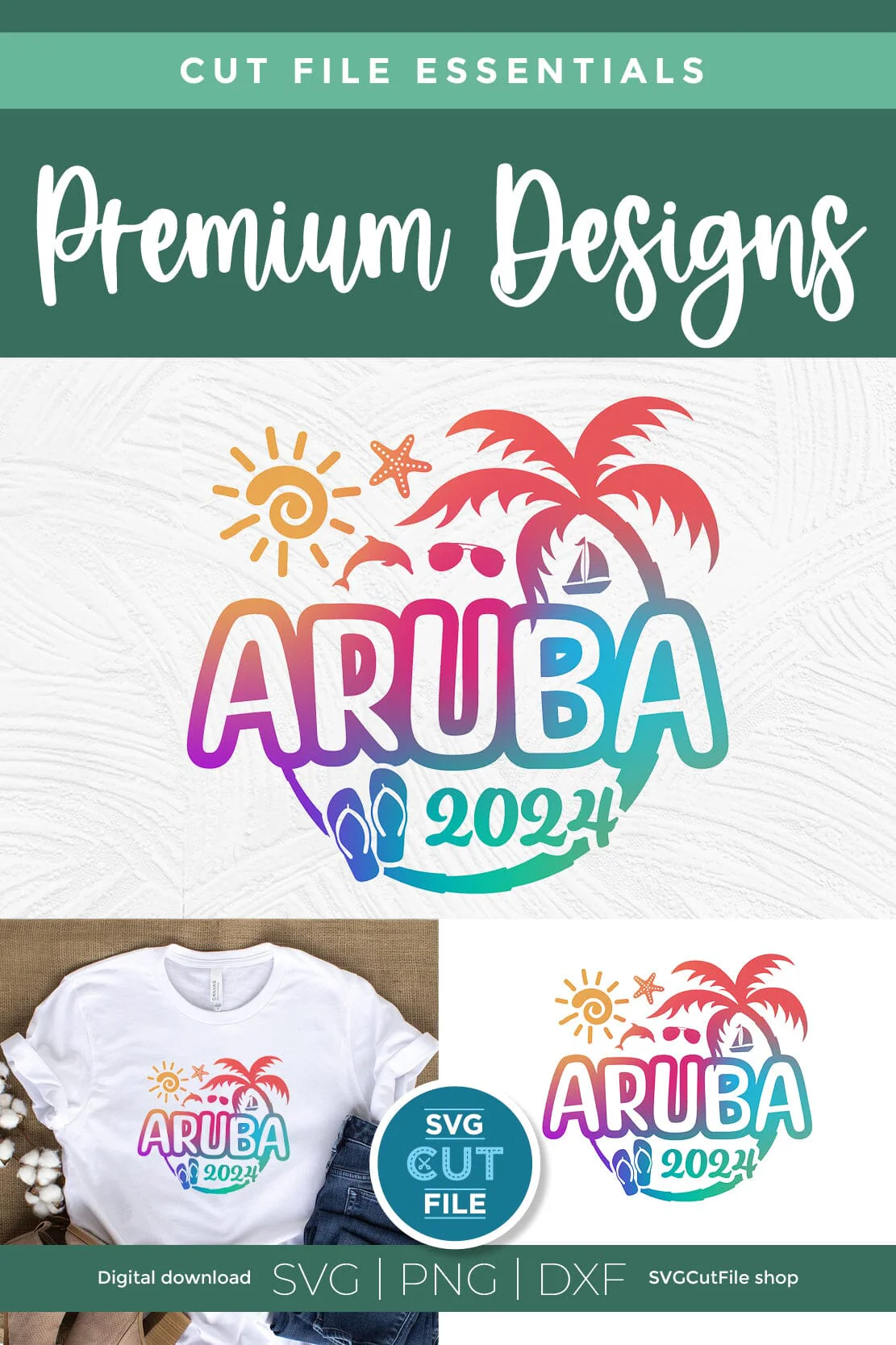 2024 Aruba svg - Aruba Vacation or Trip Design - Image 2