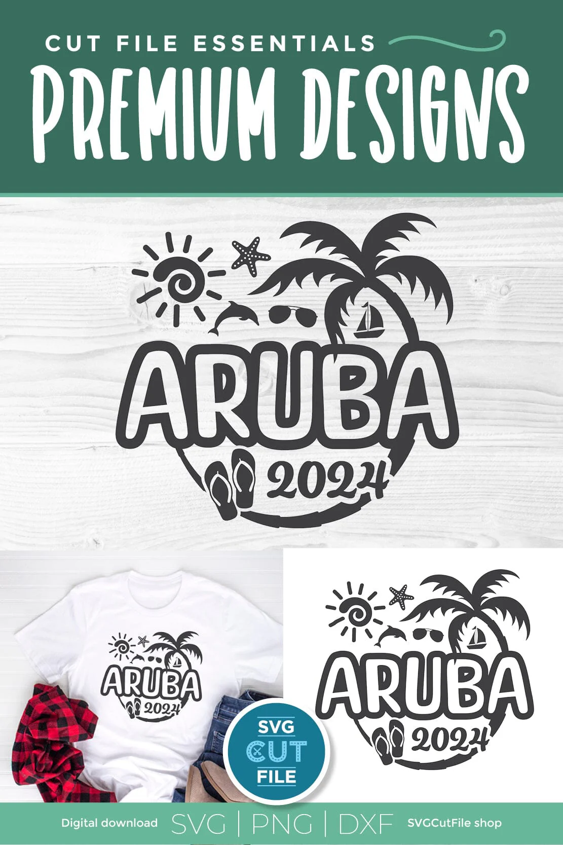 2024 Aruba svg - Aruba Vacation or Trip Design - Image 3