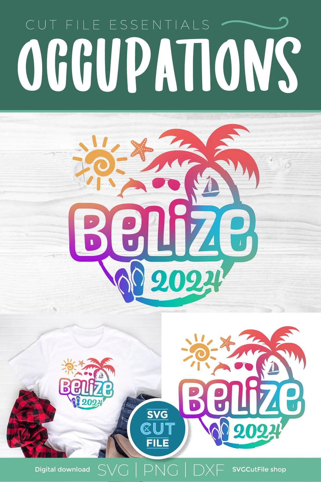 2024 Belize svg - Belize Caribbean Vacation or Trip Design - Image 3