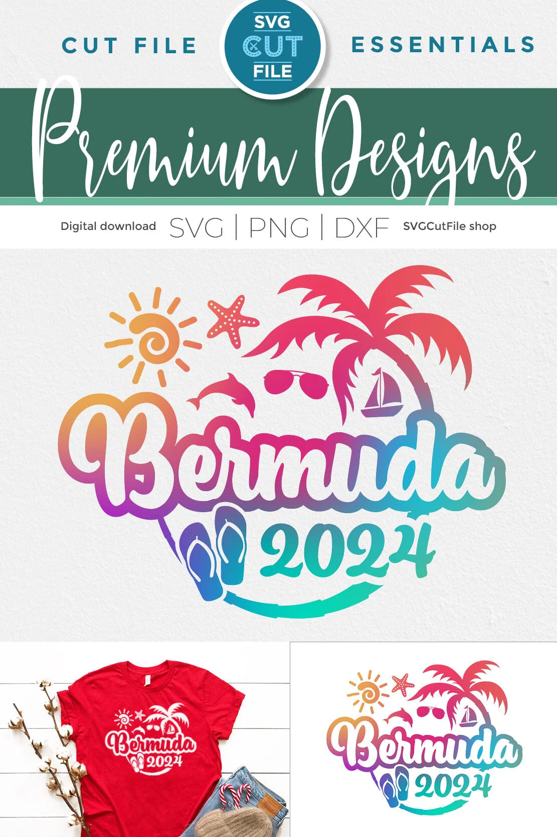 2024 Bermuda svg - Bermuda Vacation or Trip Design - Image 4