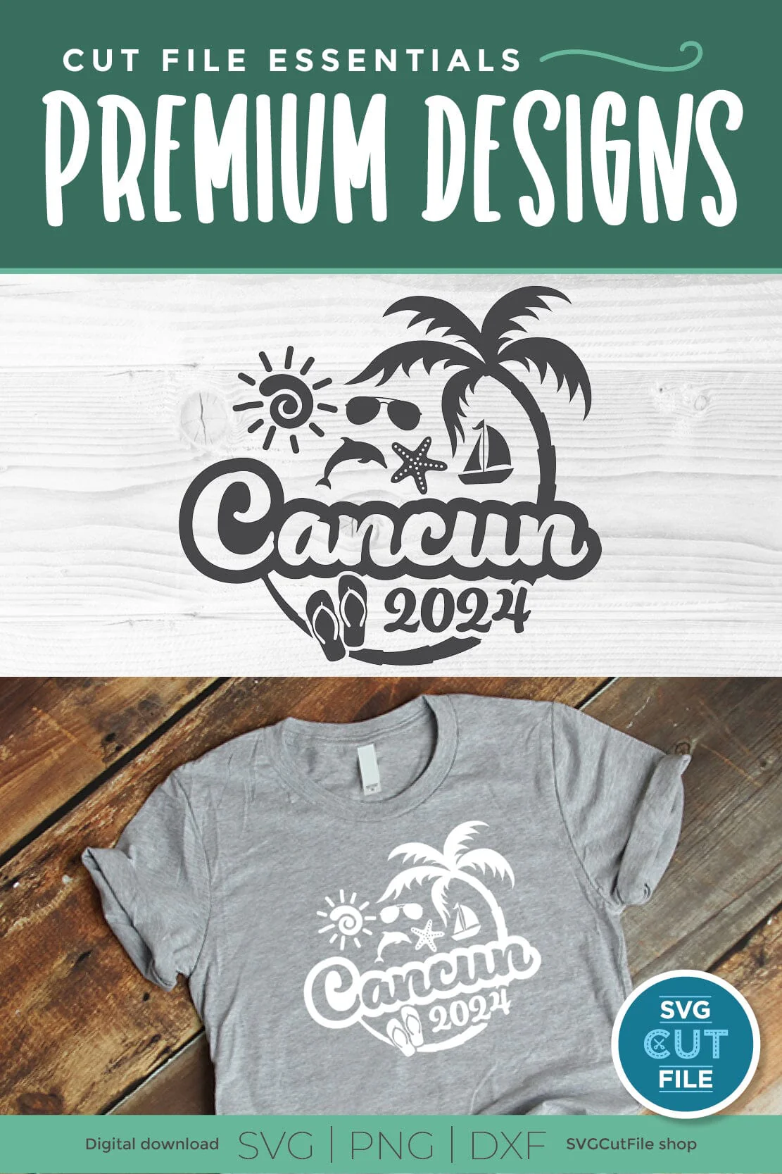 2024 Cancun svg - Cancun Mexico Vacation or Trip Design - Image 4