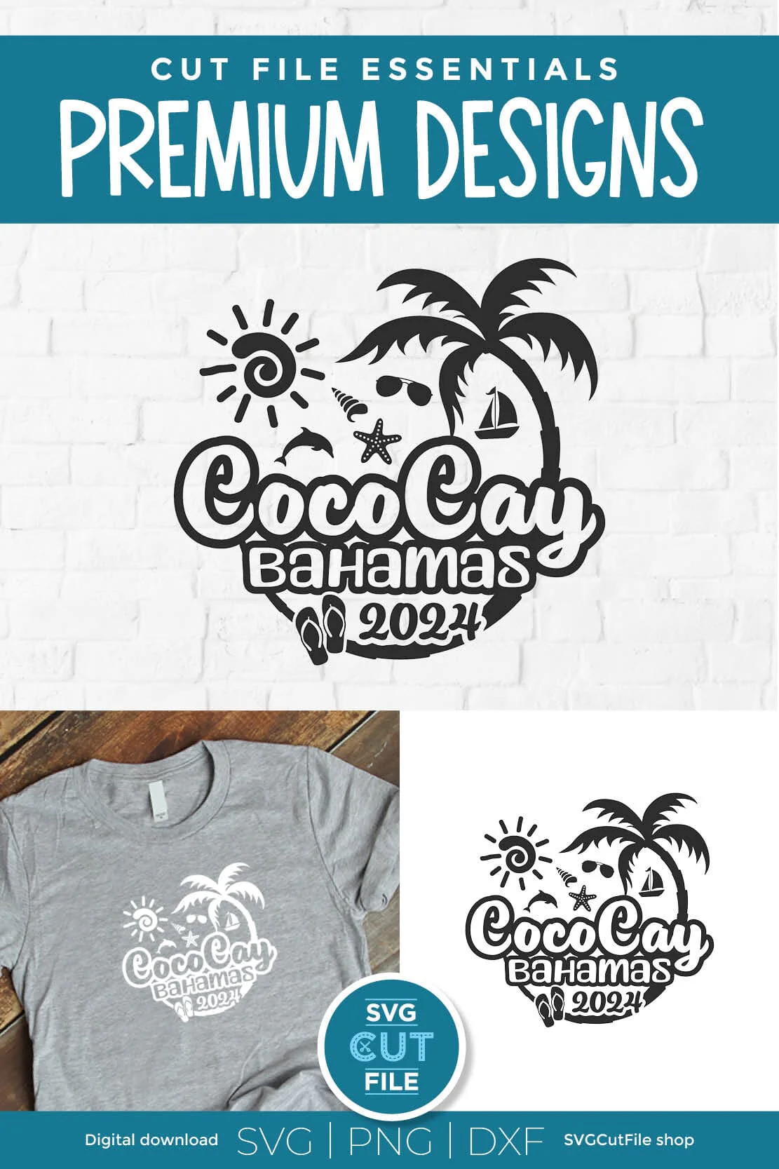 2024 CocoCay Bahamas svg - CocoKey Bahamas Vacation or Trip Design - Image 4