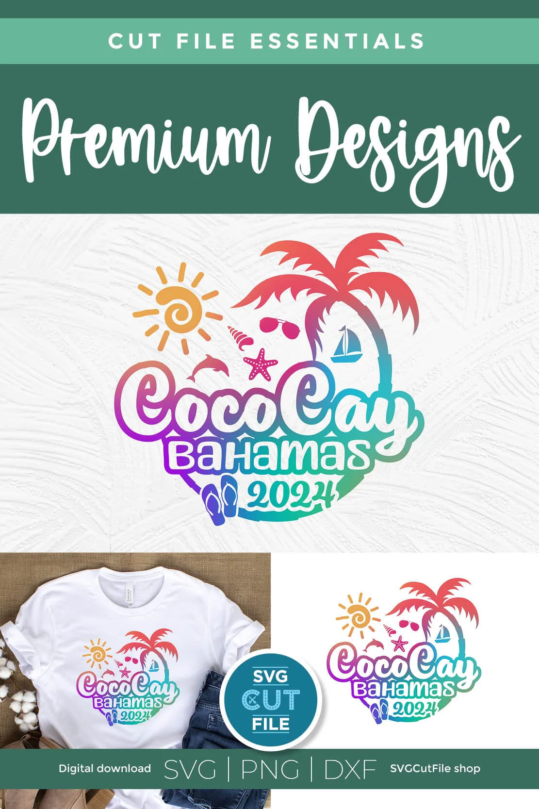 2024 CocoCay Bahamas svg - CocoKey Bahamas Vacation or Trip Design - Image 5