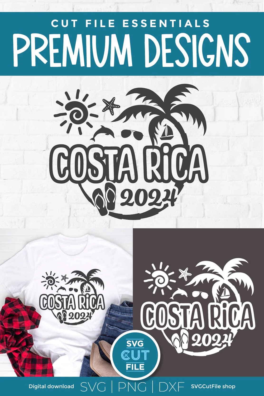 2024 Costa Rica svg - Costa Rica Vacation or Trip Design - Image 3