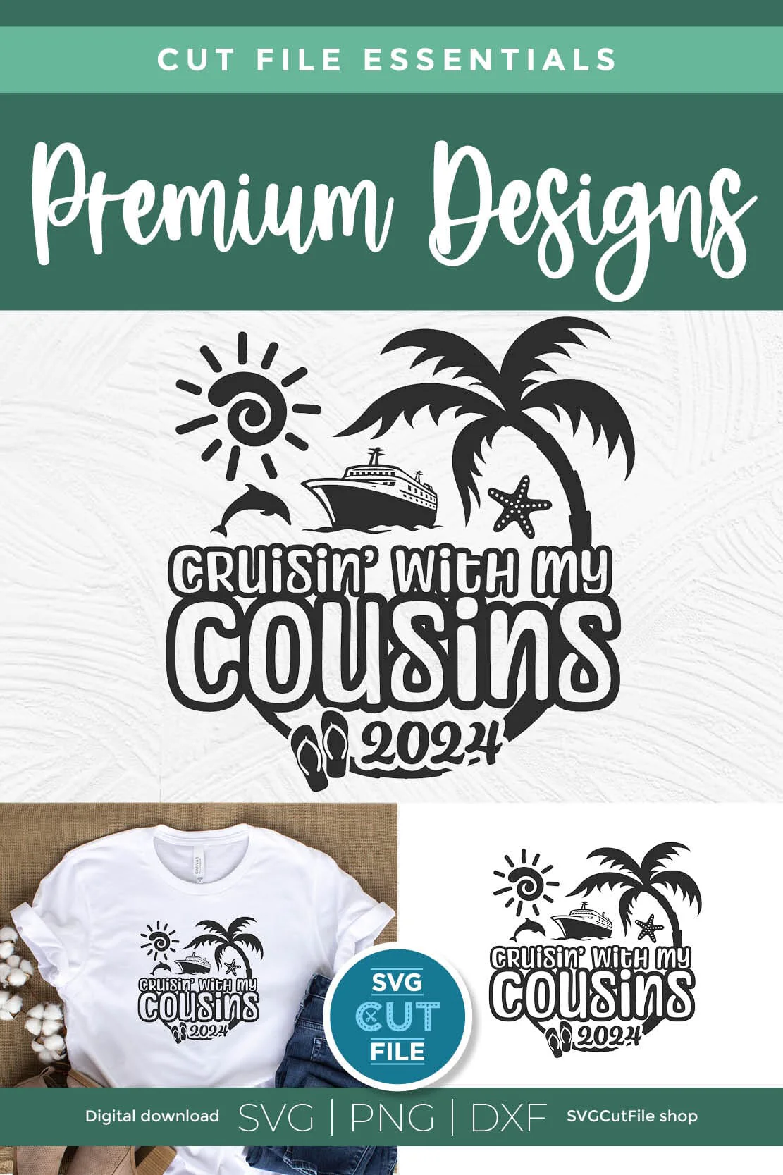 2024 Cousins Cruise svg - Cruisin with my Cousins svg vacation or Trip Design - Image 5